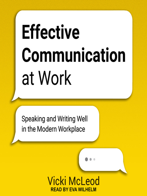 Title details for Effective Communication at Work by Vicki McLeod - Available